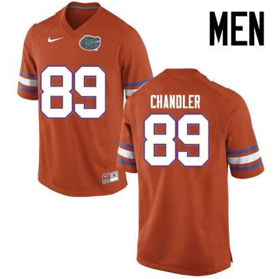 Men's Florida Gators #89 Wes Chandler NCAA Nike Orange Authentic Stitched College Football Jersey TXV0362VS